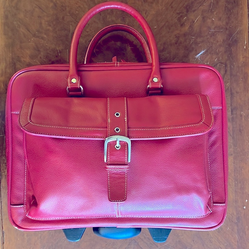 Genuine LEATHER Heritage Business Travel Bag